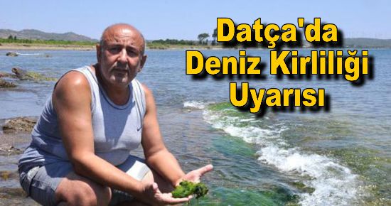 Datça'da Deniz Kirliliği Uyarısı