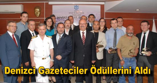 Denizci Gazeteciler Ödüllerini Aldı