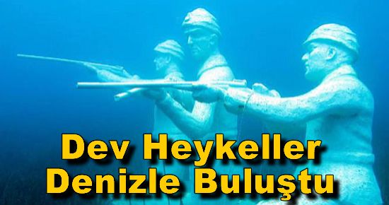 Dev Heykeller Denizle Buluştu