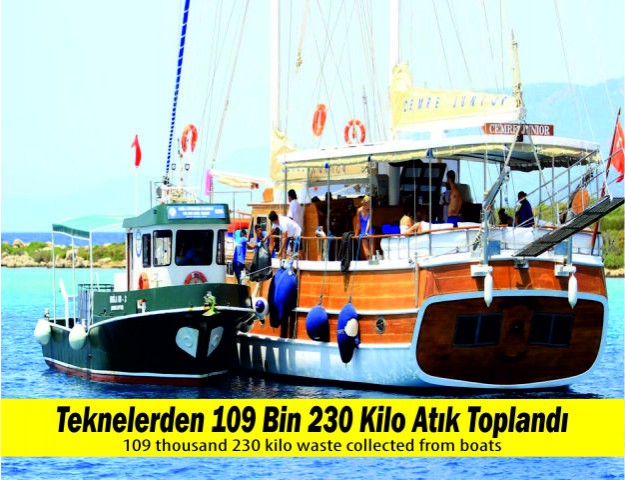 Teknelerden 109 Bin 230 Kilo Atık Toplandı