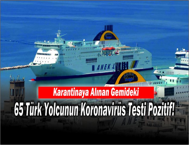 Karantinaya Alınan Gemideki 65 Türk Yolcunun Koronavirüs Testi Pozitif!