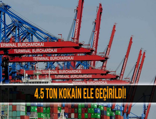 4.5 Ton Kokain Ele Geçirildi!