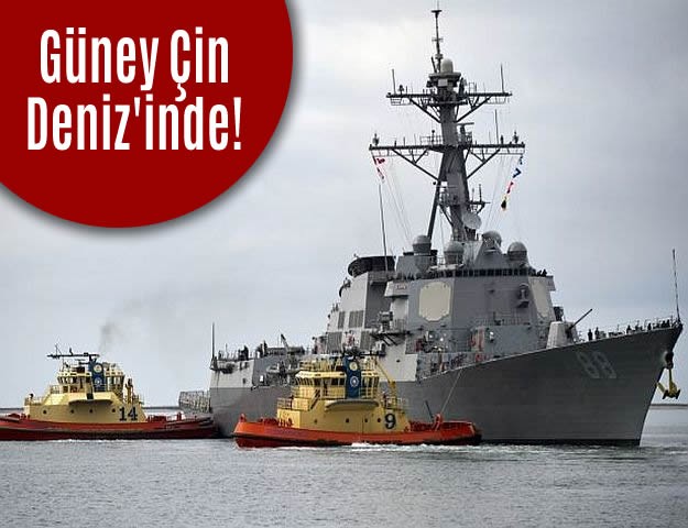 Güney Çin Deniz'inde!