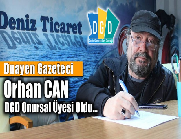 Duayen Gazeteci Orhan CAN DGD Onursal Üyesi Oldu...