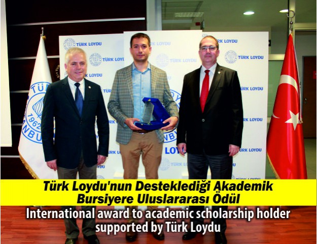 Türk Loydu'nun Desteklediği Akademik Bursiyere Uluslararası Ödül