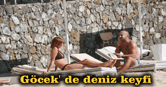 Göcek' de deniz keyfi