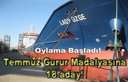 Gurur Madalyası Oylanıyor