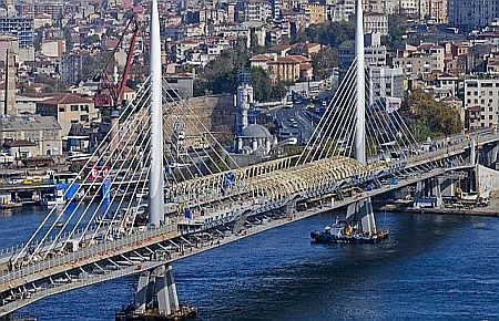 Haliç Metro Geçiş Köprüsü açılıyor