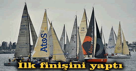 İlk yarışında ilk finişi yaptı