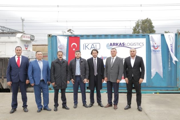 Demir İpek Yolunda Türkiyeden İlk Treni Arkas Lojistik Çıkardı