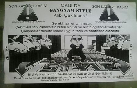 İTÜ'de ?Gangnam Style? Klibi Çekilecek