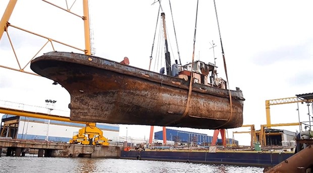 106 Yıllık Kartal İstimbotu'nda Restorasyon Başladı