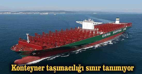 Konteyner taşımacılığı sınır tanımıyor