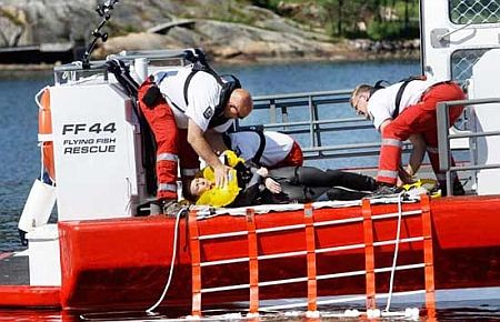 Kurtarma botları deniz ambulansı oldu