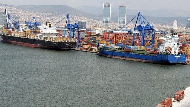 Türk limanlarına gelen gemi sayısı yüzde 7,56 arttı