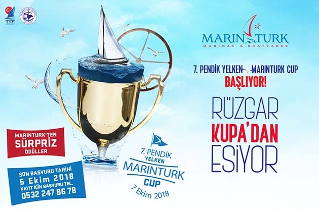 '7. Pendik Yelken Marinturk Cup' 7 Ekim'de Marinturk Pendik Marina'da Gerçekleştirilecek