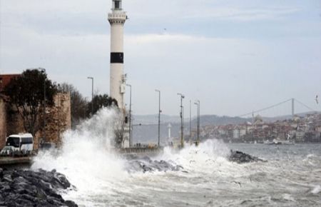 Marmara Denizi'nde fırtına beklentisi