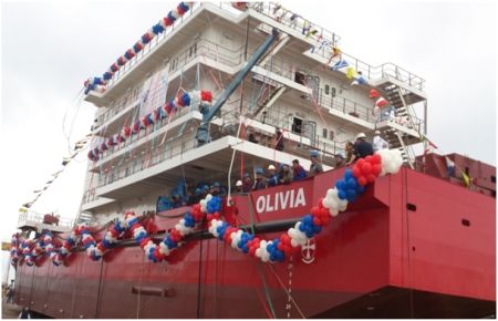 M/V OLIVIA Suya İndi