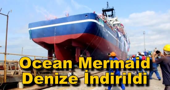 Ocean Mermaid Denize İndirildi