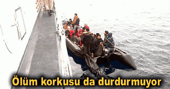 Ölüm korkusu da durdurmuyor