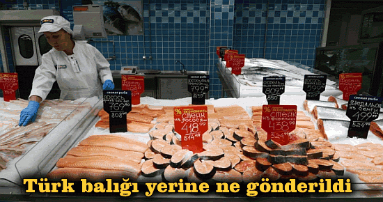 Rusya'ya Türk balığı yerine ne gönderdiler?