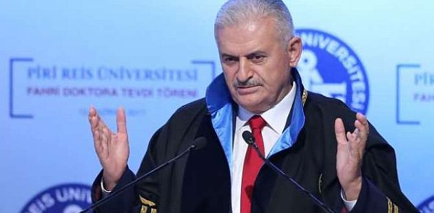 Başbakan Yıldırım'a fahri doktora unvanı verildi