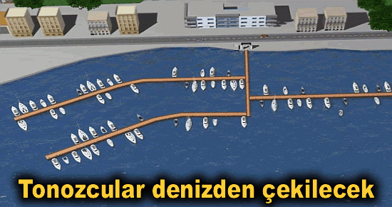 Tonozcular denizden çekilecek