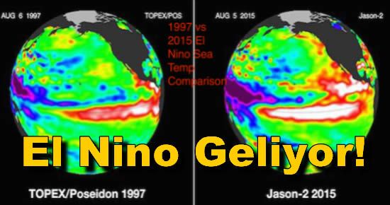 Tüm Dünyaya Flaş Uyarı: El Nino Geliyor!