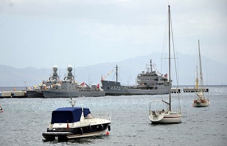 Türk Savaş Gemileri Bodrum'da