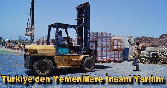 Türkiye'den Yemenlilere İnsani Yardım