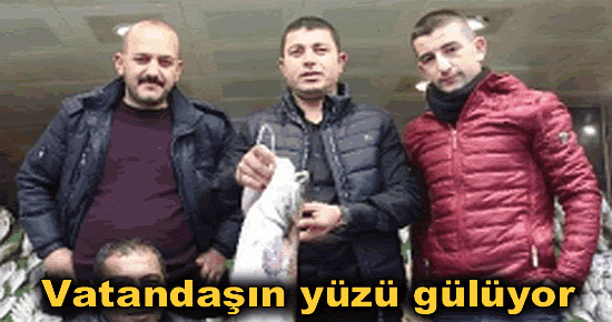 Vatandaşın yüzü gülüyor