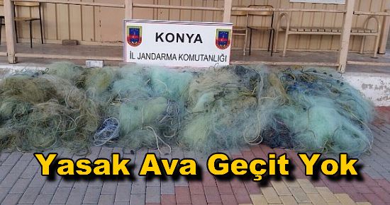 Yasak Ağla Avlanmaya Geçit Yok