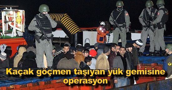 Yük Gemisine Operasyon