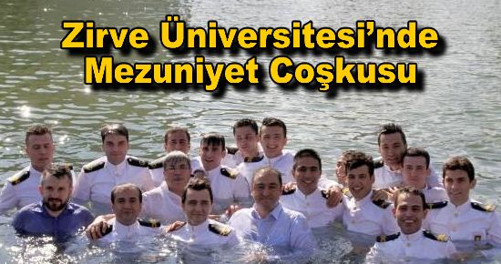 Zirve Üniversitesi?nde Mezuniyet Coşkusu