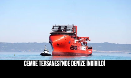 Metanol Yakıtlı SOV Cemre Tersanesi'nde Denize İndirildi