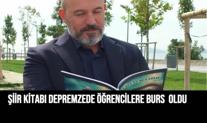 KAPTANIN ŞİİR KİTABI DEPREMZEDE ÖĞRENCİLERE BURS OLDU