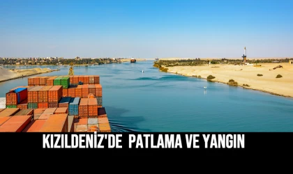 Kızıldeniz'de Patlama Ve Yangın