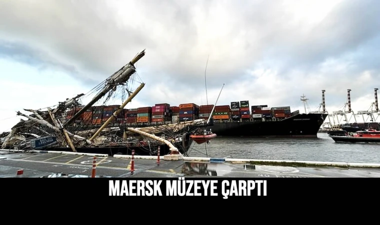 Maersk müzeye çarptı